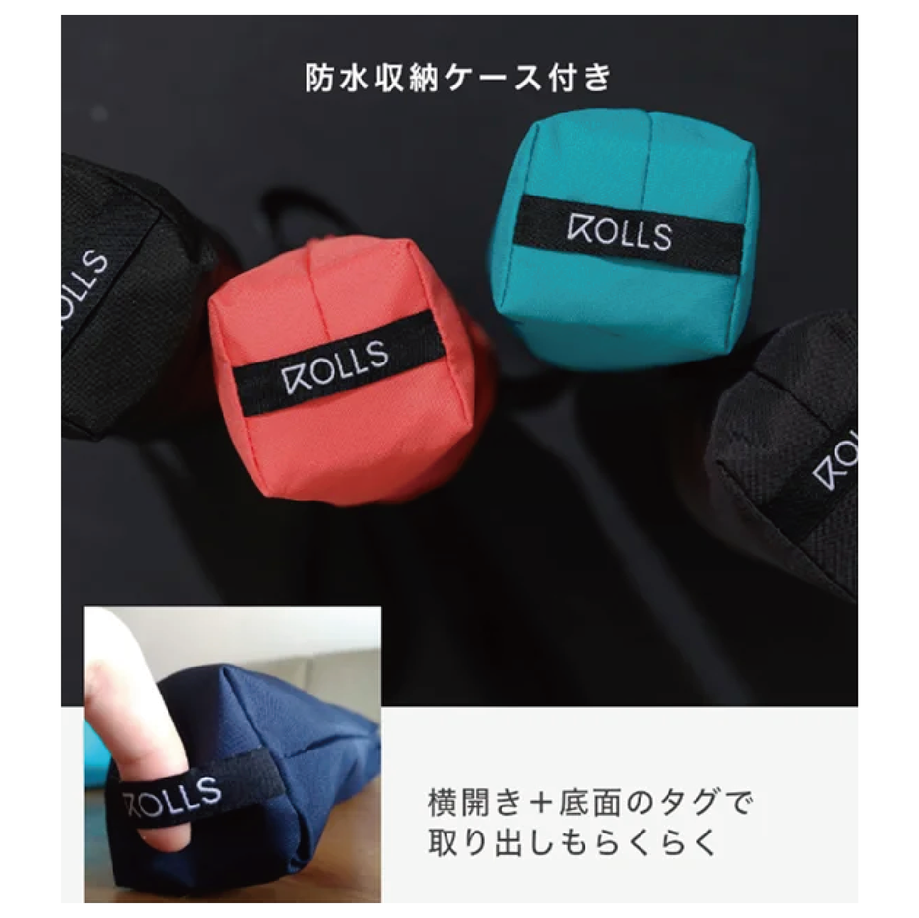 【AUTO】ワンクリック自動開閉　3秒で折りたためる　形状記憶　晴雨兼用　UNISEX　ナノ超撥水加工（2カラー）