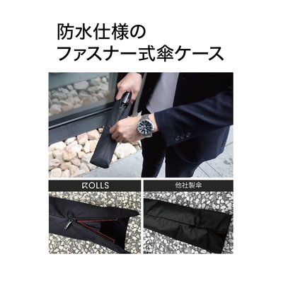 【Classic】手開き式 ワンクリックで3秒で閉じます 晴雨兼用 UNISEX ナノ超撥水加工 直径112cm 大きい傘（2カラー）