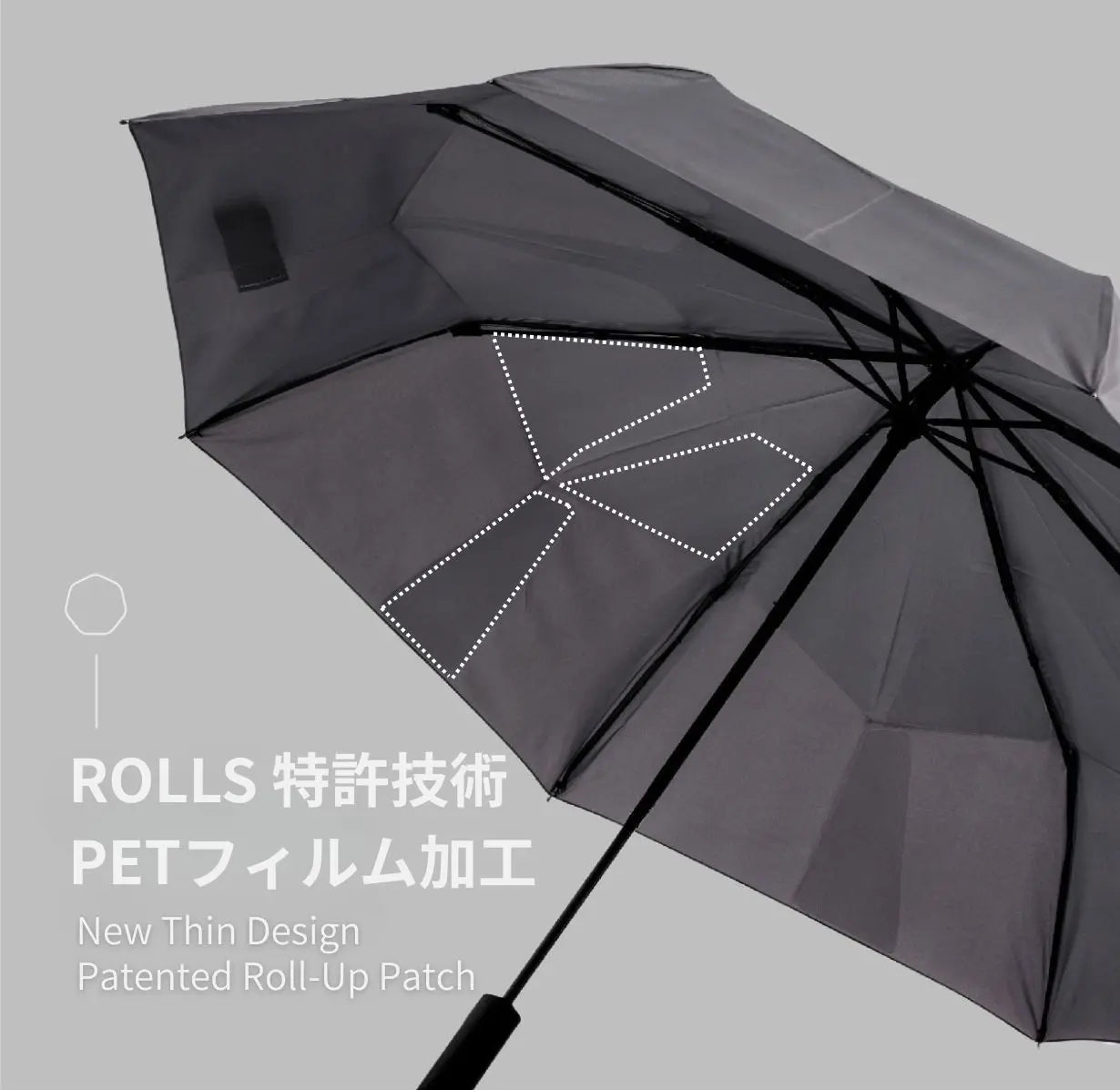 【MAX】ワンクリックで3秒で閉じます 晴雨兼用 UNISEX ナノ超撥水加工 史上最大140cm傘面（5カラー）
